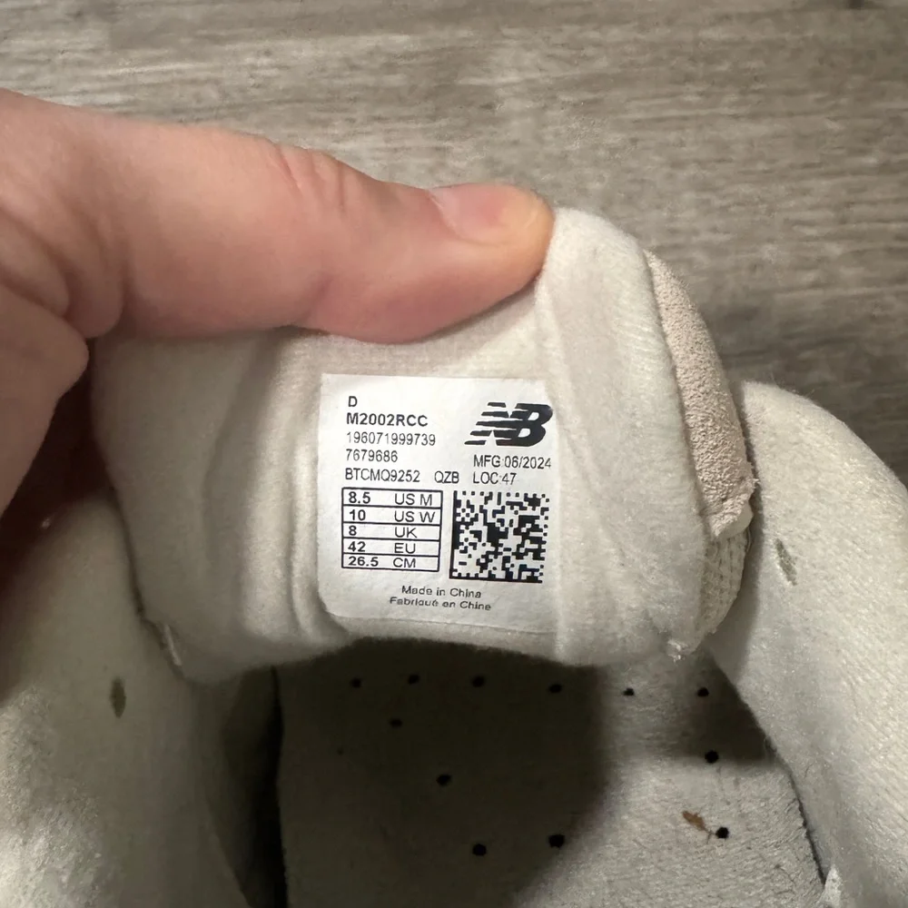 New Balance 2002R — Calm Taupe/Angora/Silver Metalic - Picture 9 of 9